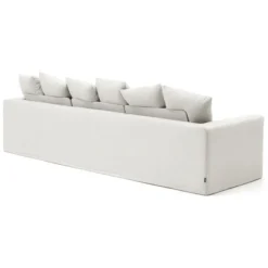 Sofa Nora 4 Osobowa Ecru Kave Home