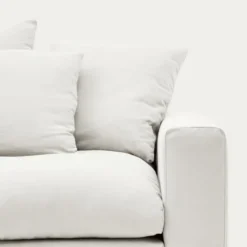 Sofa Nora 4 Osobowa Ecru Kave Home