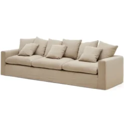Sofa Nora 4 Osobowa Taupe Kave Home