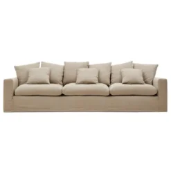 Sofa Nora 4 Osobowa Taupe Kave Home