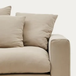 Sofa Nora 4 Osobowa Taupe Kave Home
