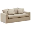 Sofa Nora 3 Osobowa Taupe Kave Home