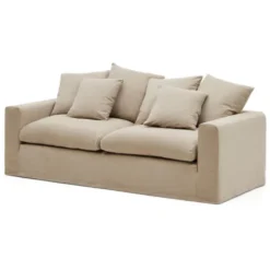 Sofa Nora 3 Osobowa Taupe Kave Home