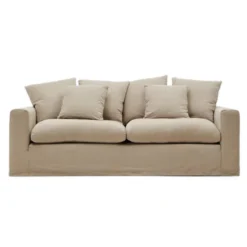 Sofa Nora 3 Osobowa Taupe Kave Home