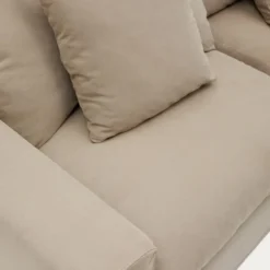 Sofa Nora 3 Osobowa Taupe Kave Home