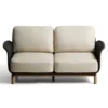 Sofa Ogrodowa Alipa 2-Osobowa Ciemnoszara Kave Home