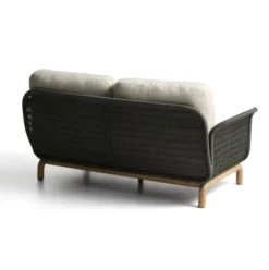 Sofa Ogrodowa Alipa 2-Osobowa Ciemnoszara Kave Home
