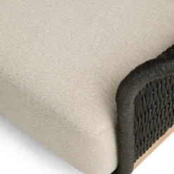 Sofa Ogrodowa Alipa 3-Osobowa Ciemnoszara Kave Home