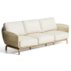 Sofa Ogrodowa Alipa 3-Osobowa Ecru Kave Home