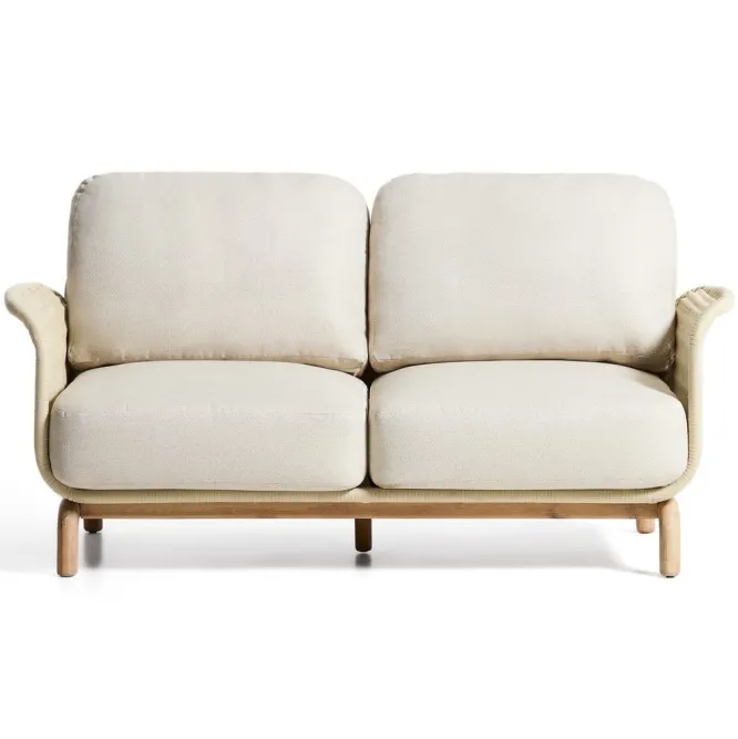 Sofa Ogrodowa Alipa 2-Osobowa Ecru Kave Home