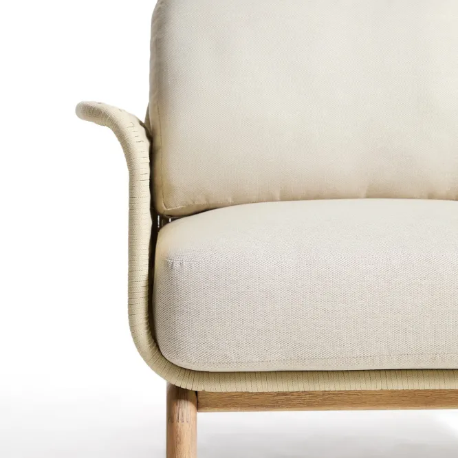 Sofa Ogrodowa Alipa 2-Osobowa Ecru Kave Home
