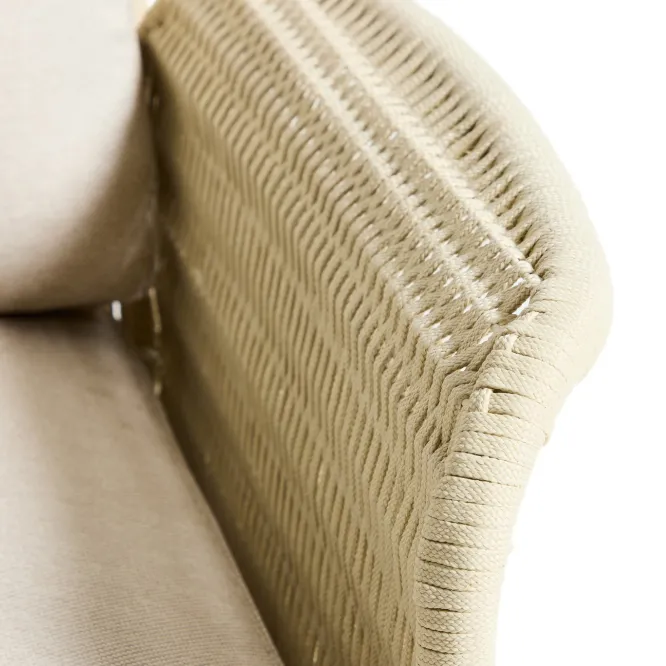 Sofa Ogrodowa Alipa 2-Osobowa Ecru Kave Home