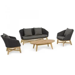 Sofa Ogrodowa Coachella Antracytowa Bizzotto