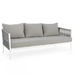 Sofa Ogrodowa Elia 3 Os. Biała