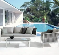 Sofa Ogrodowa Elia 3 Os. Piaskowa