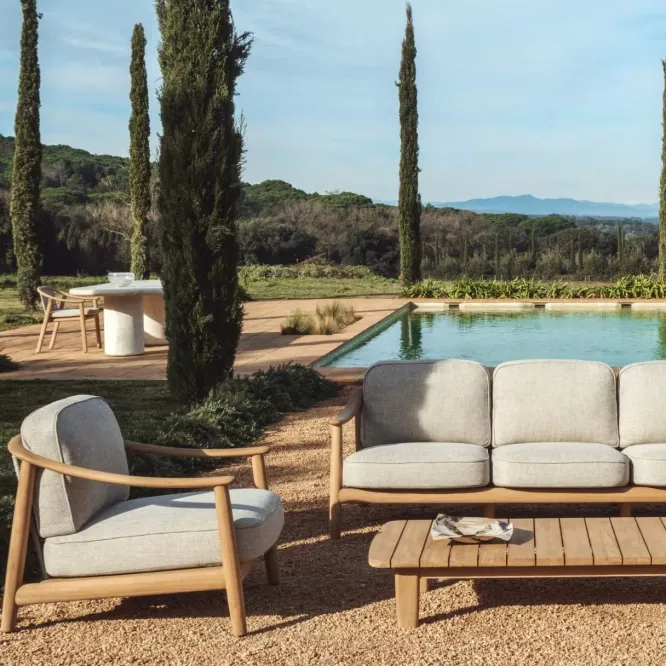 Sofa Ogrodowa Elunda 3-Osobowa Kave Home