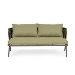 Sofa Ogrodowa Harlow Oliwkowa Bizzotto