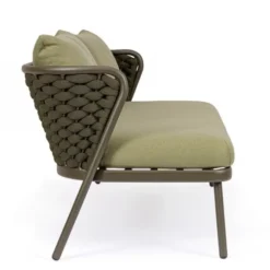 Sofa Ogrodowa Harlow Oliwkowa Bizzotto