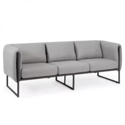Sofa Ogrodowa Merlin Jasny Grafit