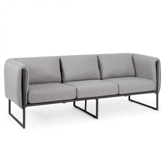 Sofa Ogrodowa Merlin Jasny Grafit