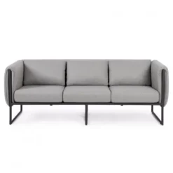 Sofa Ogrodowa Merlin Jasny Grafit