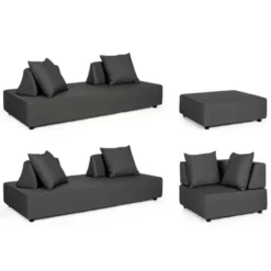 Sofa Ogrodowa Michelle Antracytowa