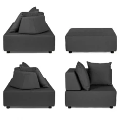 Sofa Ogrodowa Michelle Antracytowa