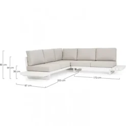 Sofa Ogrodowa Milo Kremowa