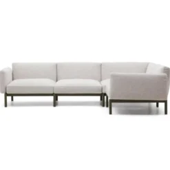 Sofa Ogrodowa Narożna Sorells Beżowa Kave Home