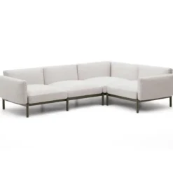Sofa Ogrodowa Narożna Sorells Beżowa Kave Home