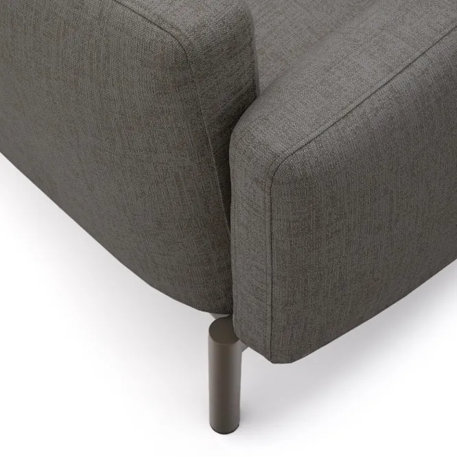 Sofa Ogrodowa Narożna Sorells Ciemnoszara Kave Home