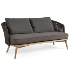 Sofa Ogrodowa Ninfa Ciemnoszara Bizzotto