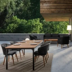 Sofa Ogrodowa Ninfa Ciemnoszara Bizzotto