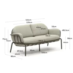 Sofa Ogrodowa Puerto 2 Os.