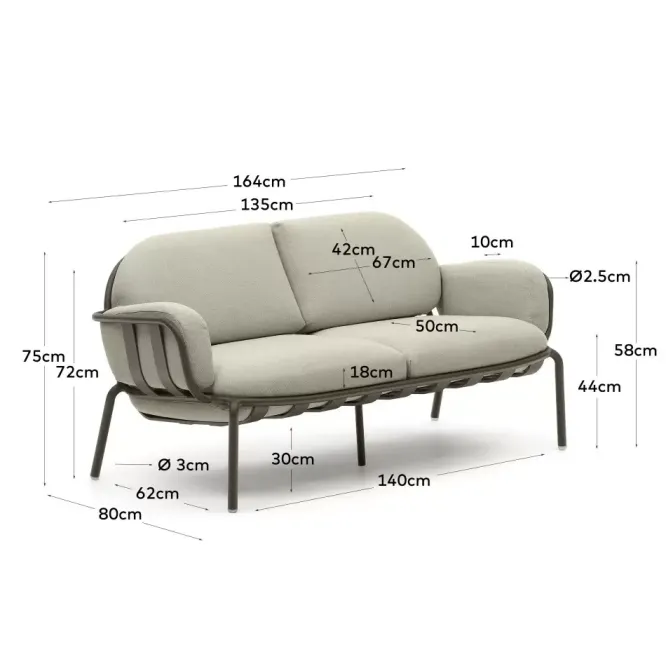 Sofa Ogrodowa Puerto 2 Os.