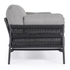 Sofa Ogrodowa Rosso Grafitowa