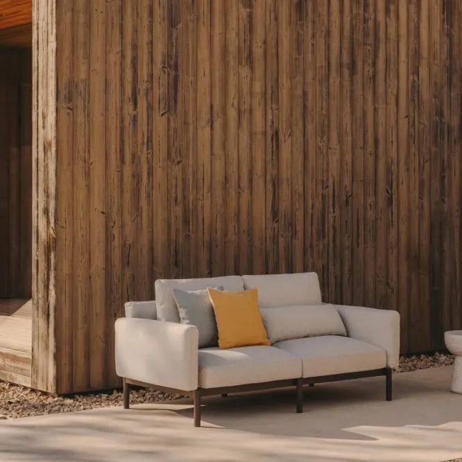 Sofa Ogrodowa Sorells 2-Osobowa Beżowa Kave Home