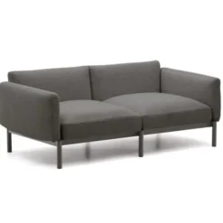 Sofa Ogrodowa Sorells 2-Osobowa Ciemnoszara Kave Home