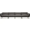 Sofa Ogrodowa Sorells 4-Osobowa Ciemnoszara Kave Home