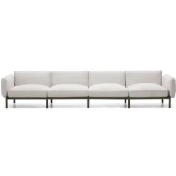 Sofa Ogrodowa Sorells 4-Osobowa Beżowa Kave Home