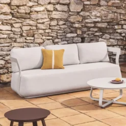 Sofa Ogrodowa Tamaris 3 Osobowa Ecru Kave Home