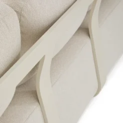 Sofa Ogrodowa Tamaris 3 Osobowa Ecru Kave Home