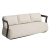 Sofa Ogrodowa Tamaris 3 Osobowa Brązowa Kave Home