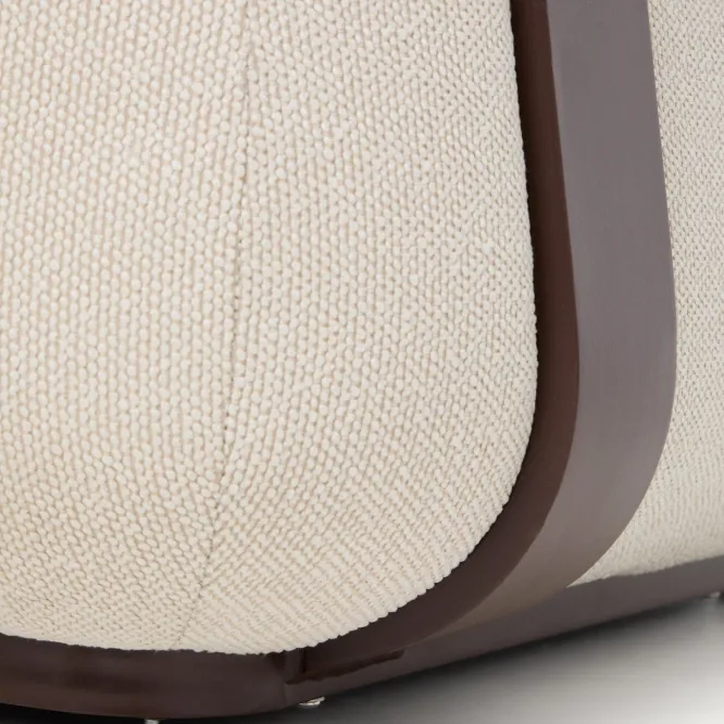 Sofa Ogrodowa Tamaris 3 Osobowa Brązowa Kave Home