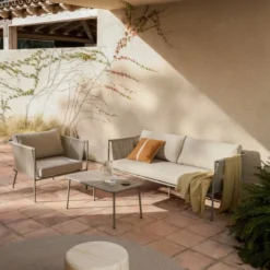 Sofa Ogrodowa Zivia Beżowa Kave Home