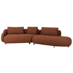 Sofa Orca 345 Cm Brązowa Furninova