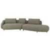 Sofa Orca 345 Cm Taupe Furninova