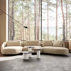 Sofa Orca Set 2 Benson Taupe Furninova