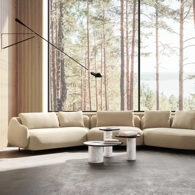 Sofa Orca Set 1 Benson Taupe Furninova