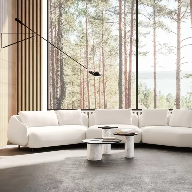 Sofa Orca Set 1 Salento Linen Furninova